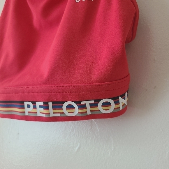 Peloton | Women's Red High Neck Sports Bra (Size Small) - Picture 6 of 11